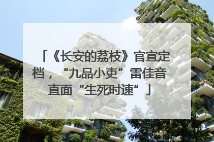 《长安的荔枝》官宣定档，“九品小吏”雷佳音直面“生死时速”