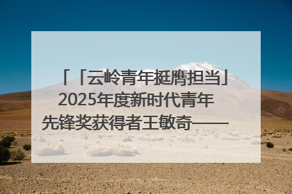 「云岭青年挺膺担当」2025年度新时代青年先锋奖获得者王敏奇——澜沧江上好渔人