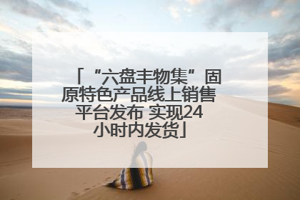 “六盘丰物集”固原特色产品线上销售平台发布 实现24小时内发货