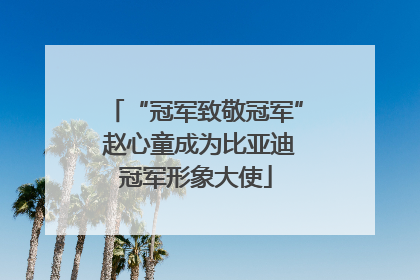 “冠军致敬冠军” 赵心童成为比亚迪冠军形象大使