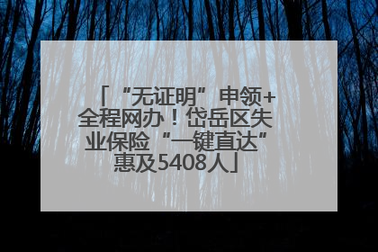 “无证明”申领+全程网办！岱岳区失业保险“一键直达”惠及5408人