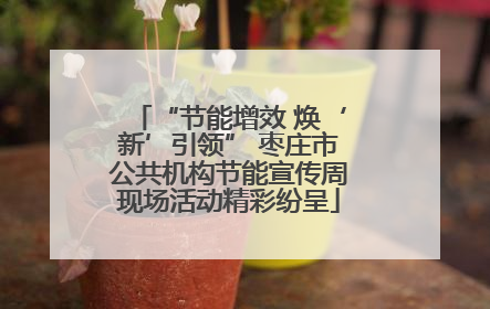 “节能增效 焕‘新’引领” 枣庄市公共机构节能宣传周现场活动精彩纷呈
