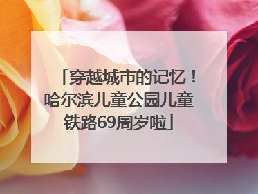 穿越城市的记忆！哈尔滨儿童公园儿童铁路69周岁啦