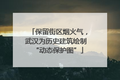 保留街区烟火气，武汉为历史建筑绘制“动态保护图”