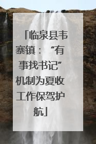 临泉县韦寨镇：“有事找书记”机制为夏收工作保驾护航