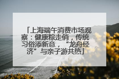 上海端午消费市场观察：健康粽走俏，传统习俗添新意，“龙舟经济”与亲子游共热