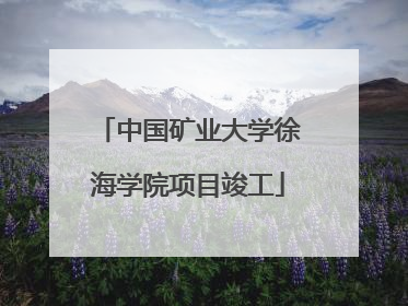 中国矿业大学徐海学院项目竣工