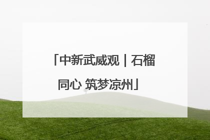 中新武威观｜石榴同心 筑梦凉州