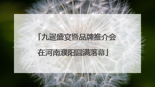 九暹盛宴暨品牌推介会在河南濮阳圆满落幕