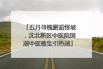 五月寻槐邂逅怪坡，沈北新区中医院国潮中医雅集引热潮