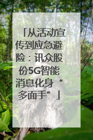 从活动宣传到应急避险：讯众股份5G智能消息化身“多面手”