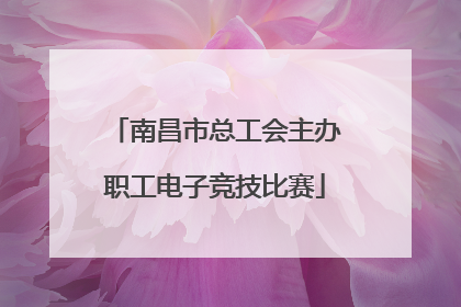 南昌市总工会主办职工电子竞技比赛