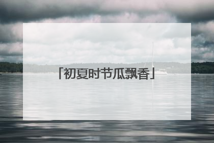 初夏时节瓜飘香