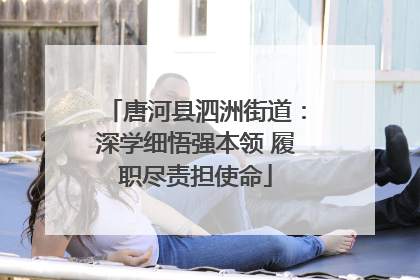 唐河县泗洲街道：深学细悟强本领 履职尽责担使命