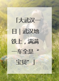 大武汉一日｜武汉地铁上，满满一车全是“宝贝”