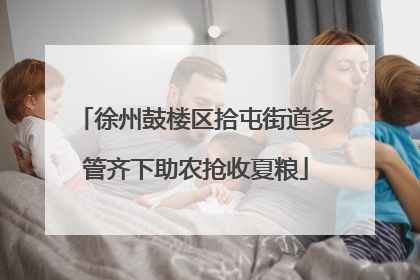 徐州鼓楼区拾屯街道多管齐下助农抢收夏粮