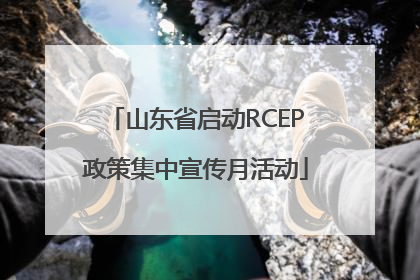 山东省启动RCEP政策集中宣传月活动