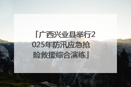 广西兴业县举行2025年防汛应急抢险救援综合演练