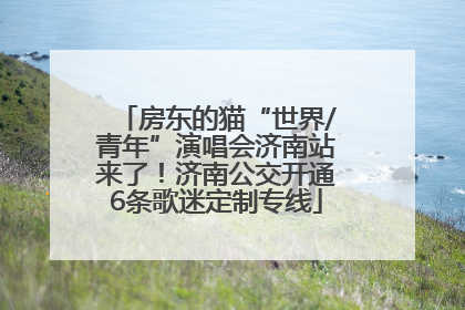 房东的猫“世界/青年”演唱会济南站来了！济南公交开通6条歌迷定制专线