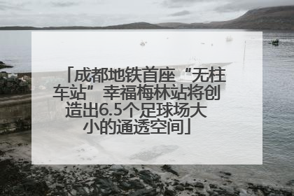 成都地铁首座“无柱车站”幸福梅林站将创造出6.5个足球场大小的通透空间