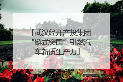 武汉经开产投集团“链式突围”引燃汽车新质生产力