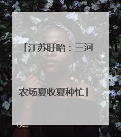 江苏盱眙：三河农场夏收夏种忙