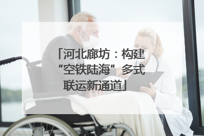 河北廊坊：构建“空铁陆海”多式联运新通道