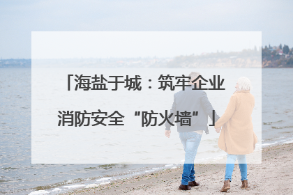 海盐于城：筑牢企业消防安全“防火墙”
