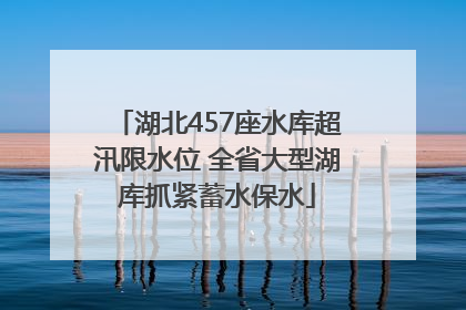 湖北457座水库超汛限水位 全省大型湖库抓紧蓄水保水