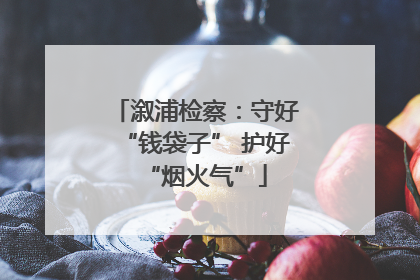 溆浦检察：守好“钱袋子” 护好“烟火气”