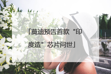 莫迪预告首款“印度造”芯片问世