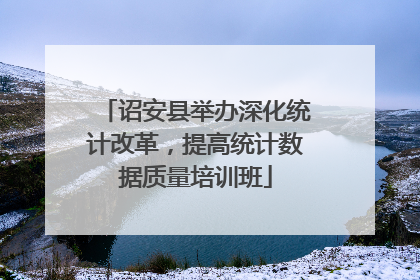 诏安县举办深化统计改革，提高统计数据质量培训班