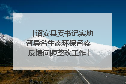 诏安县委书记实地督导省生态环保督察反馈问题整改工作