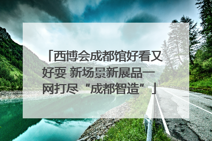 西博会成都馆好看又好耍 新场景新展品一网打尽“成都智造”