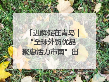 进解促在青岛｜“全球外贸优品 聚惠活力市南”出口转内销进商超专场活动启动