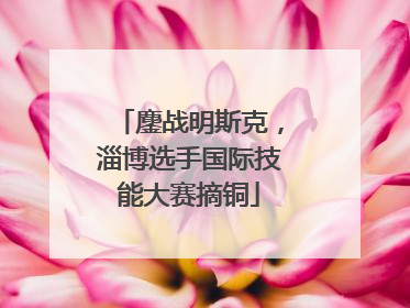 鏖战明斯克，淄博选手国际技能大赛摘铜
