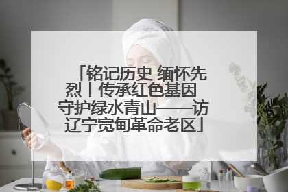 铭记历史 缅怀先烈丨传承红色基因 守护绿水青山——访辽宁宽甸革命老区