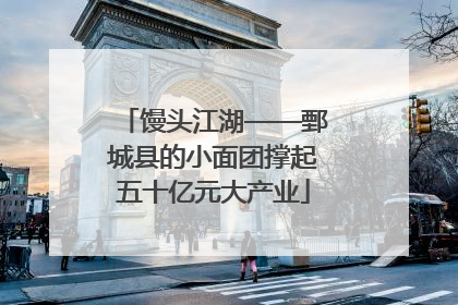 馒头江湖——鄄城县的小面团撑起五十亿元大产业