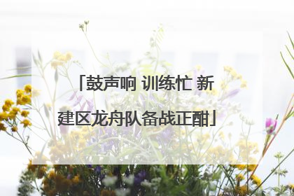 鼓声响 训练忙 新建区龙舟队备战正酣