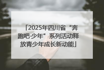 2025年四川省“奔跑吧·少年”系列活动释放青少年成长新动能