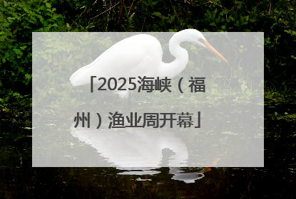 2025海峡（福州）渔业周开幕
