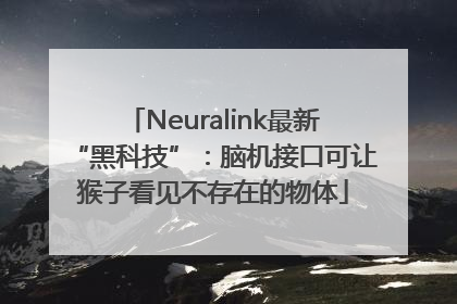 Neuralink最新“黑科技”：脑机接口可让猴子看见不存在的物体